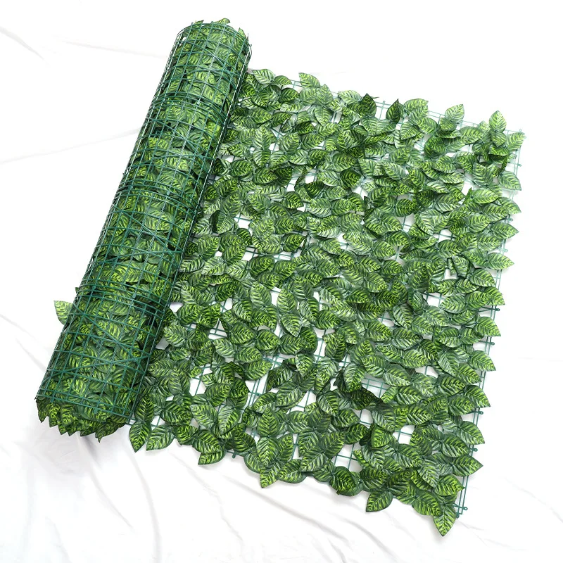 Simulated Green Leaf Fence Net Artificial Enclosure Fake Plant Fence Green Basket