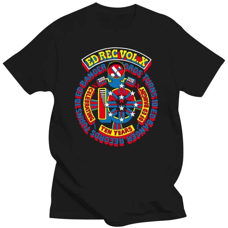 Men tshirt Ed Banger Records Ed Rec Vol. X T Shirt women T-Shirt tees top