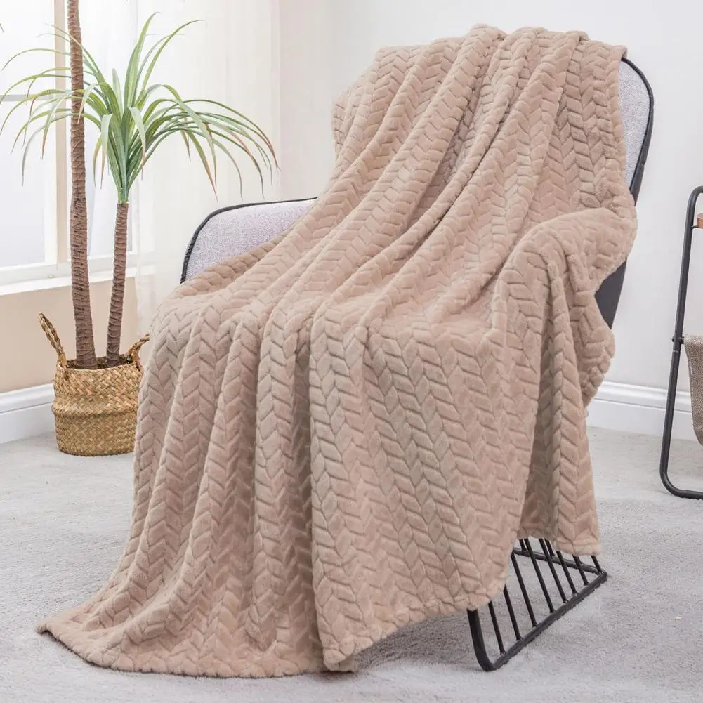 Soft Warm Coral Fleece Flannel Blankets For Beds Mink Throw Solid Color Sofa Cover Bedspread Winter Plaid Blankets