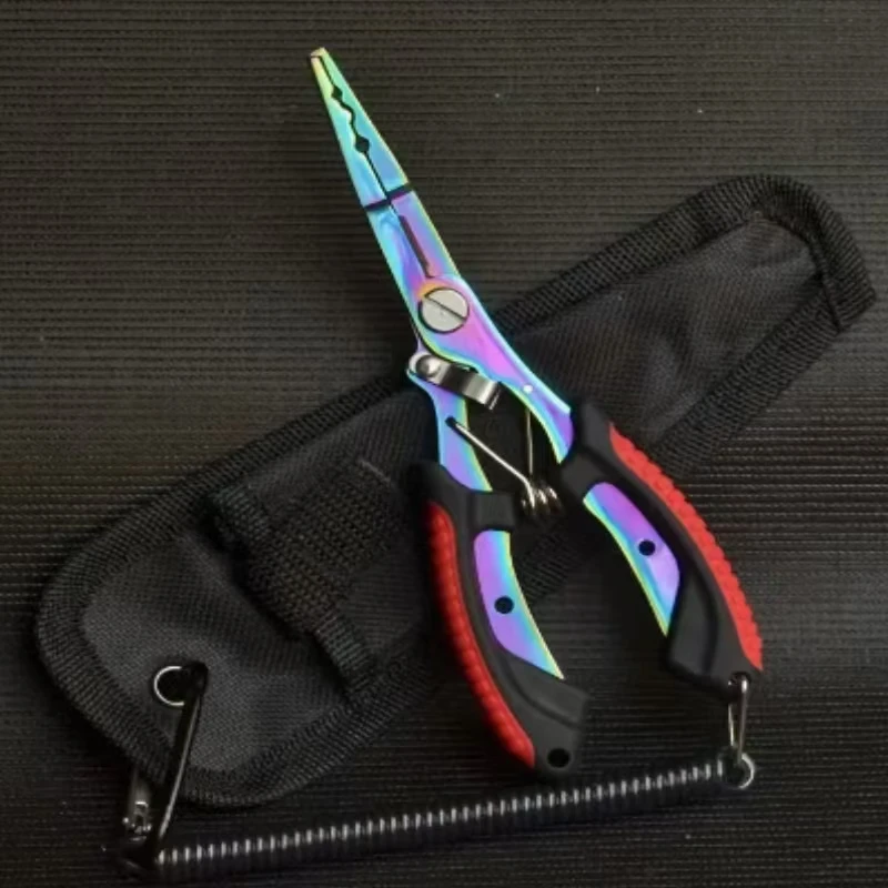 Lengthen fishing pliers cut line Ascensial fish mouth pliers pepsper fish tool stainless steel control