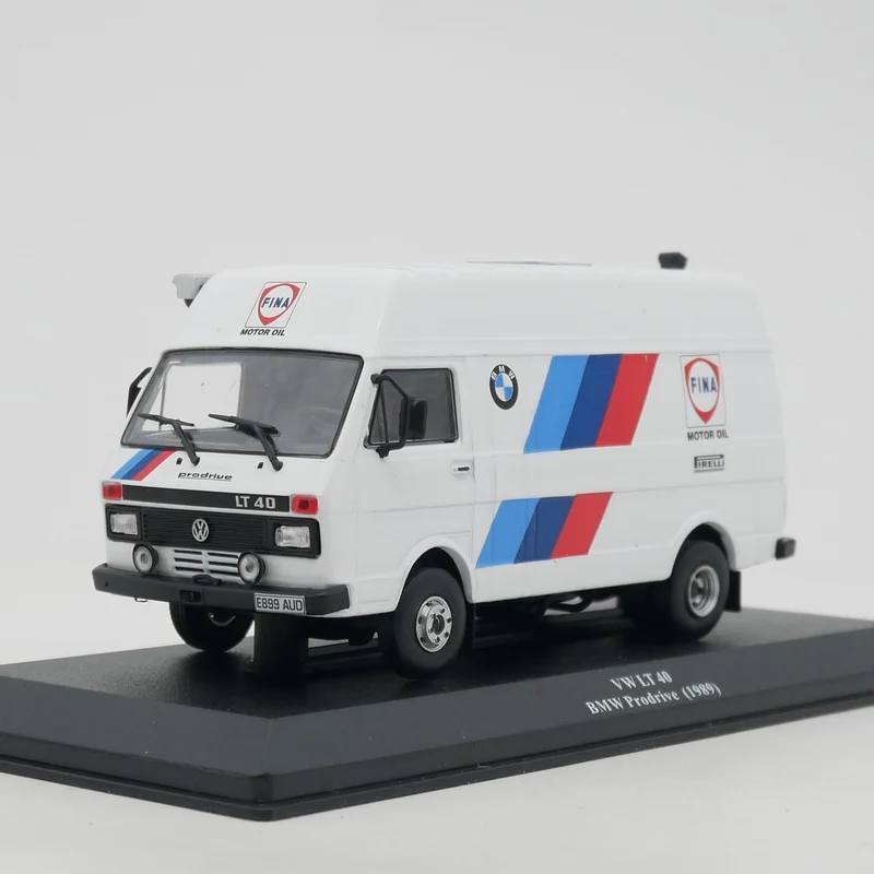 

Diecast Ixo 1:43 Scale Volkswagen LT 40 1989 BMW Racing Team Logistic Service Vehicle VW Alloy Car Model Collectible Toy Gift