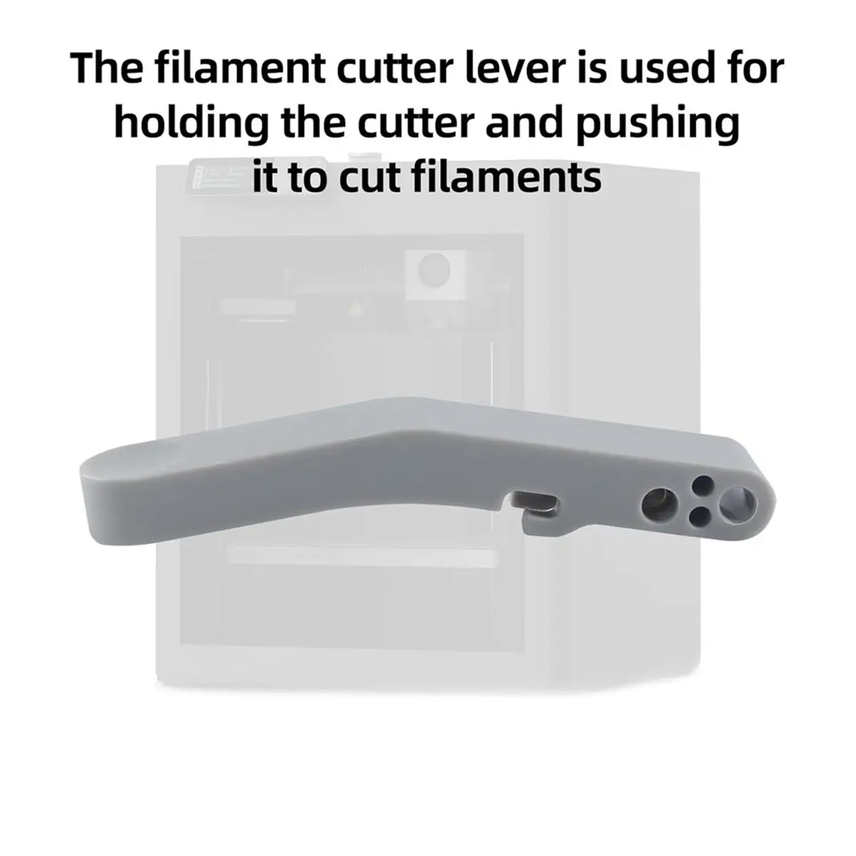 THANKSGIVING DAY Filament Cutter Lever for Bambu Lab P1P/P1S/X1/X1C/X1E,Handle Replacement for Pushing Cutter to Cut Consumables