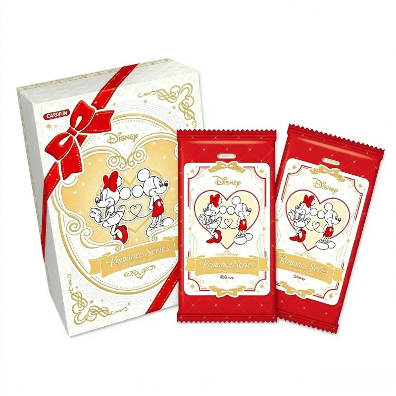 Disney Romance Series Trading Cards Blind Bag Mickey Minnie Collectible Card Game Anime Memorabilia Cute Surprise Gift For Fan