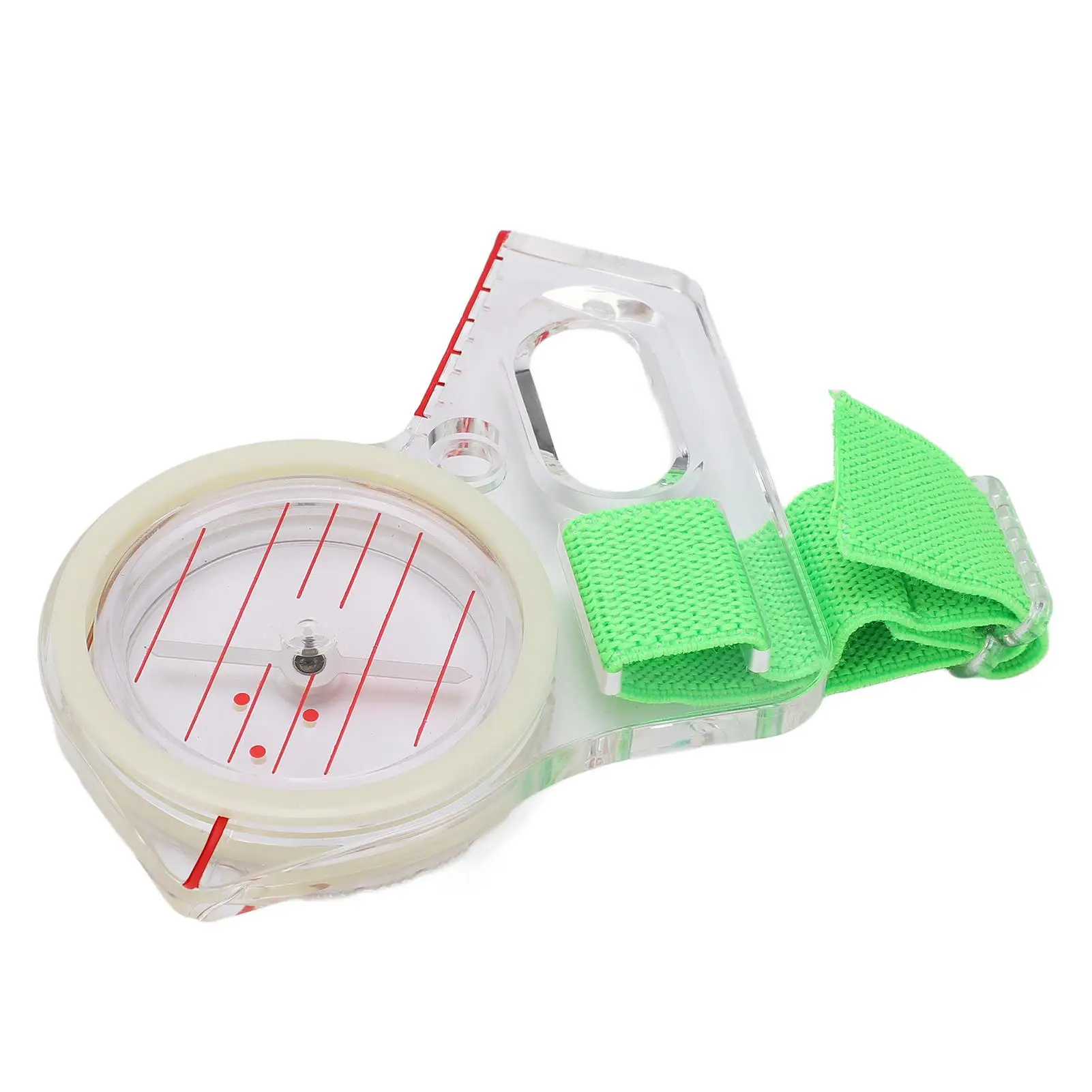 for survival for orienteering Portable Acrylic Compass with Luminous Display