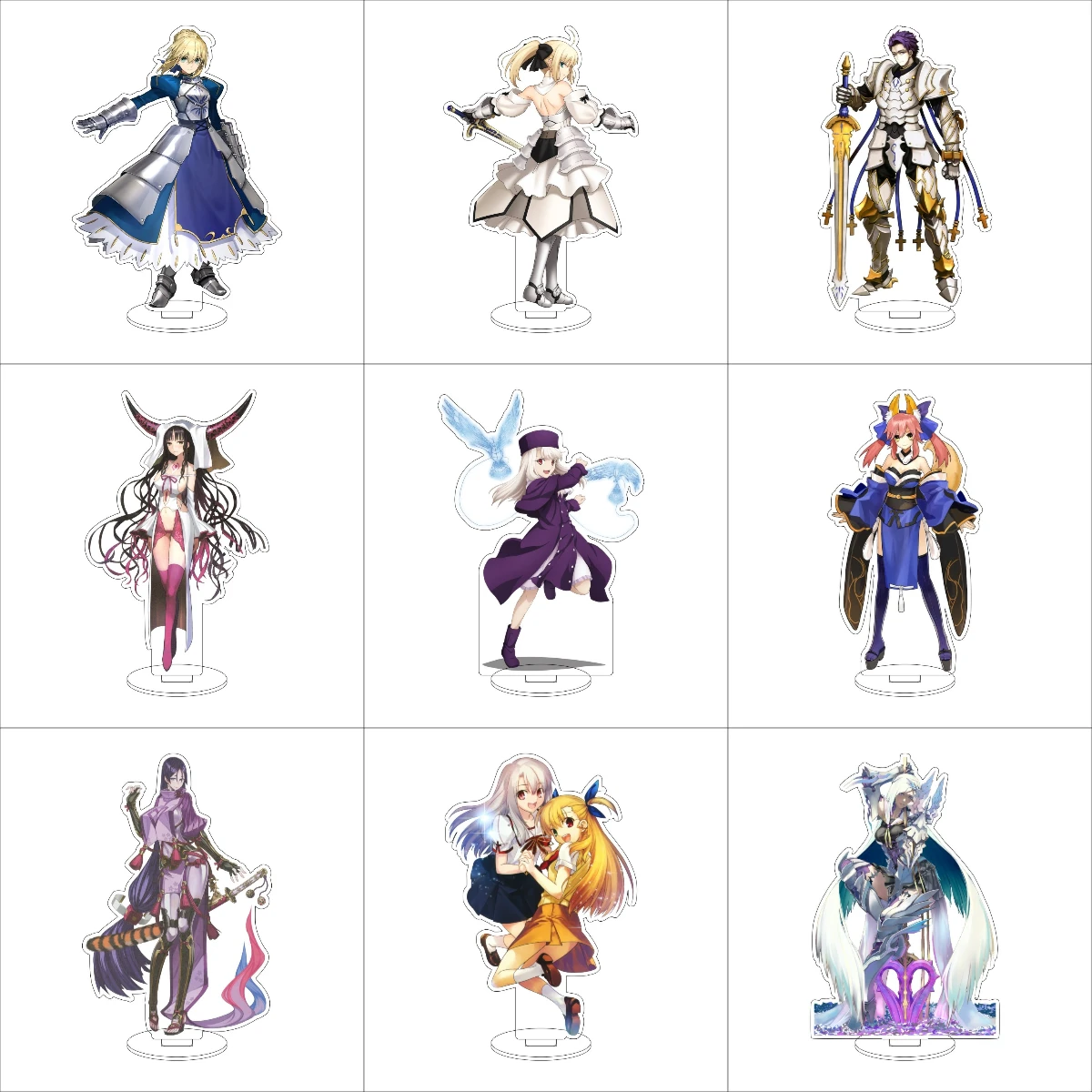16CM Anime Fate stay night Cosplay Acrylic Stand Ornaments Shinji Matou/Archer/Matou Sakura Figure Stand Halloween Gifts