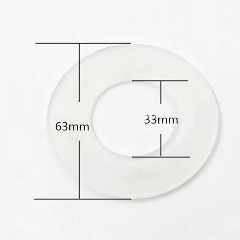 5pc Seal Washer Silicon Rubber Flush Valve Seal Washer Diaphragm Household Bathroom Accessories