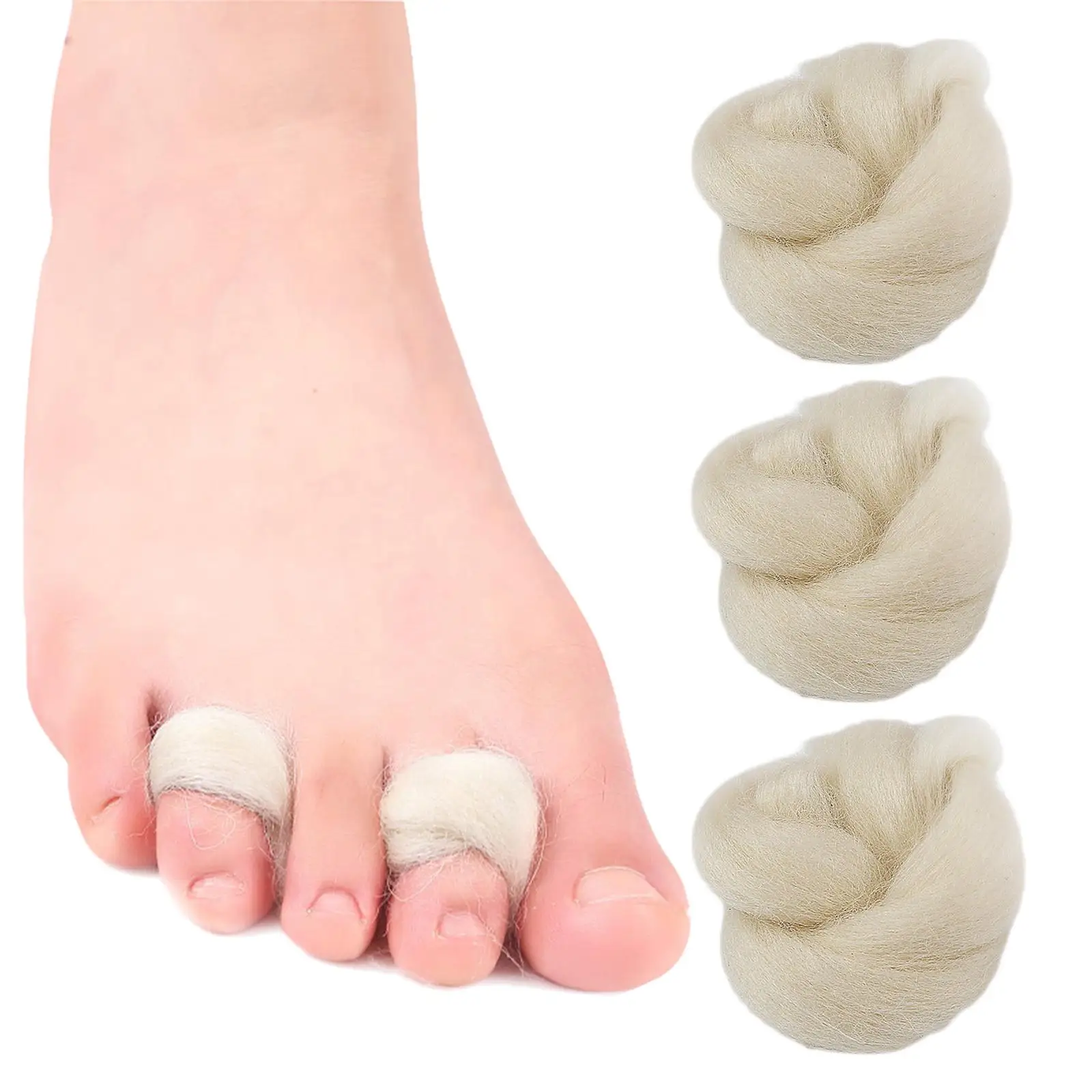 Soft 3 Cushioning Toe Separator Keep Your Feet Dry Sho Protectors Blisters Breathable Versatile High Performance