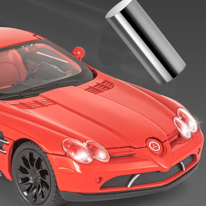 1:24 SLR AMG Hohe Simulation Diecast Metall Legierung Modell auto Sound Licht Zurückziehen Sammlung Kinder Spielzeug Geschenke