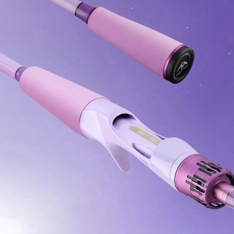 مجموعة صنارة صيد السمك، عمود صب عالي الحساسية طويل مع أدلة سيراميك، مقبض مريح، نظام PTS، استجابة سريعة