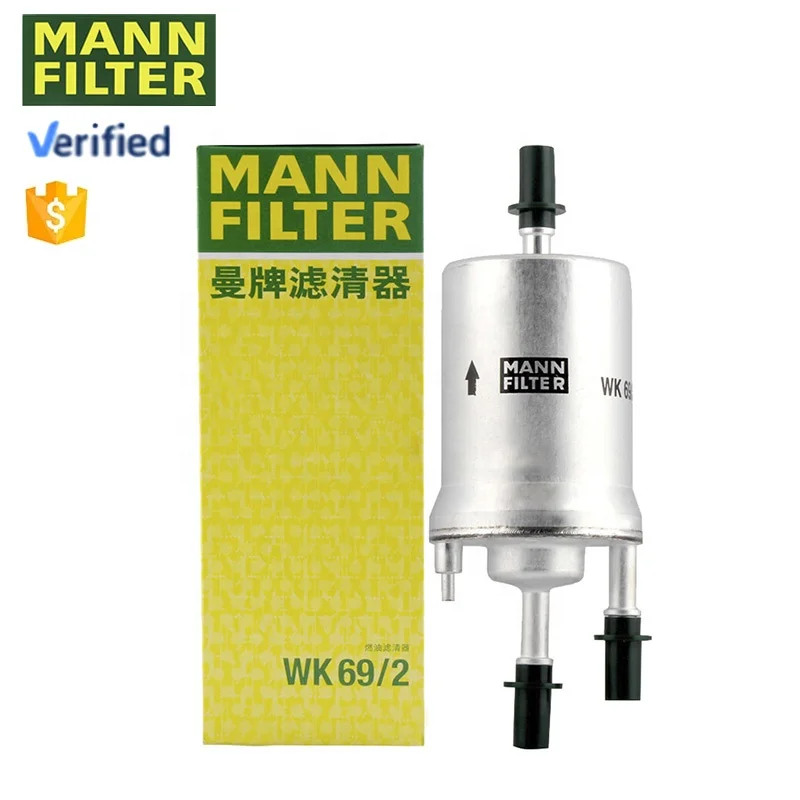 MANN WK69/2 car Fuel Filter Element 6Q0201051A 6Q0201051C 6Q0201051J Volkswagen Audi Petrol Engine Fuel Filter