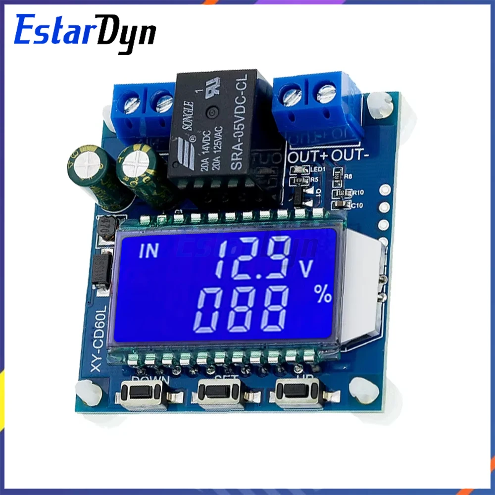 CD60L Solarladeregler 12V 24V 48V Auto, 6–60V LCD mit Überladungs-/Entladeschutz für Lithiumbatterie, Wohnmobil, Boot