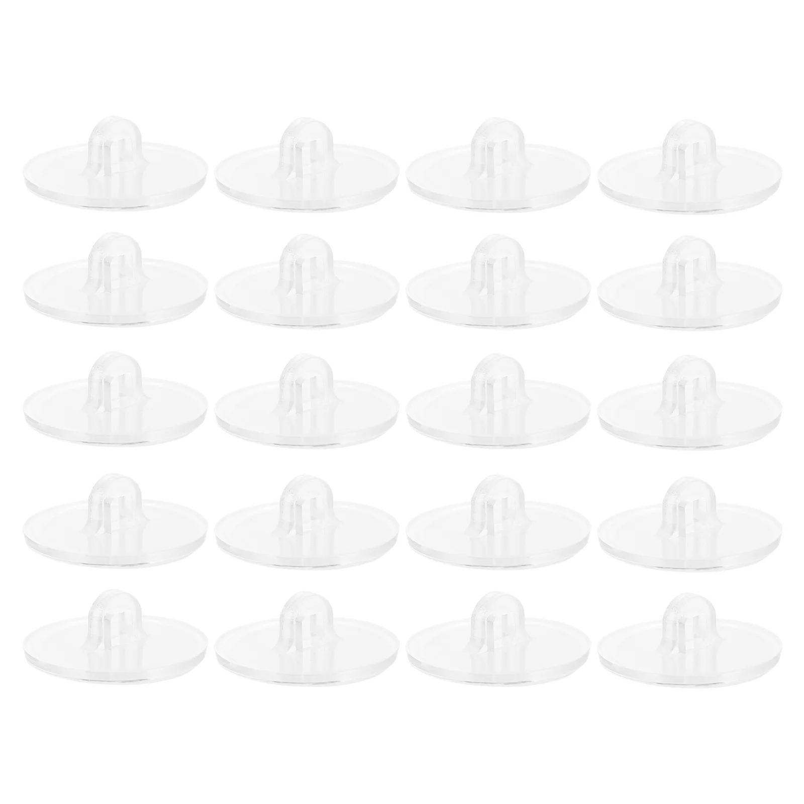 

100 Pcs Christmas Adhesive Hook for Ceiling Disc Plant Hanger Indoor Sticky Hooks Pp Transparent