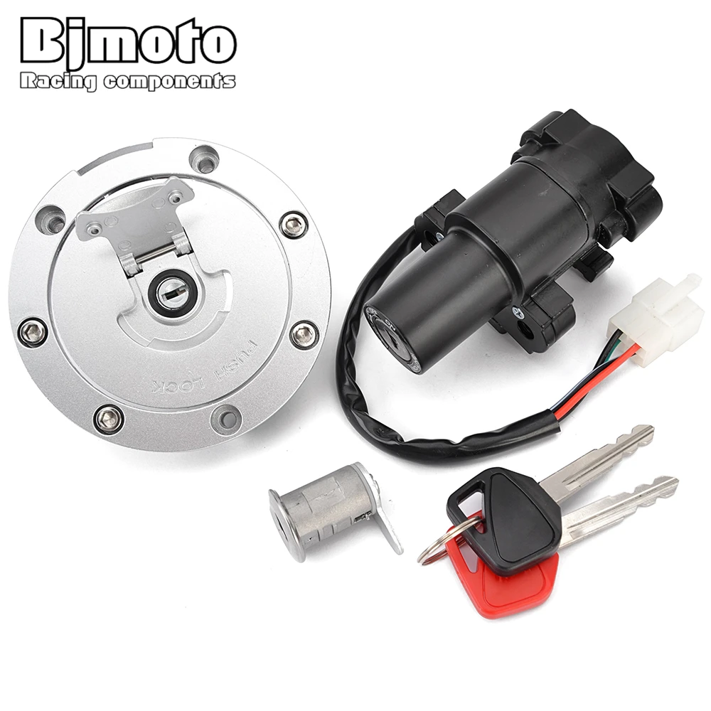 Ignition Switch Fuel Gas Cap Seat Lock Key Kit For Honda CB900 CB919 Hornet CBF500 CBF600 Naked CBF600S ABS CBF1000