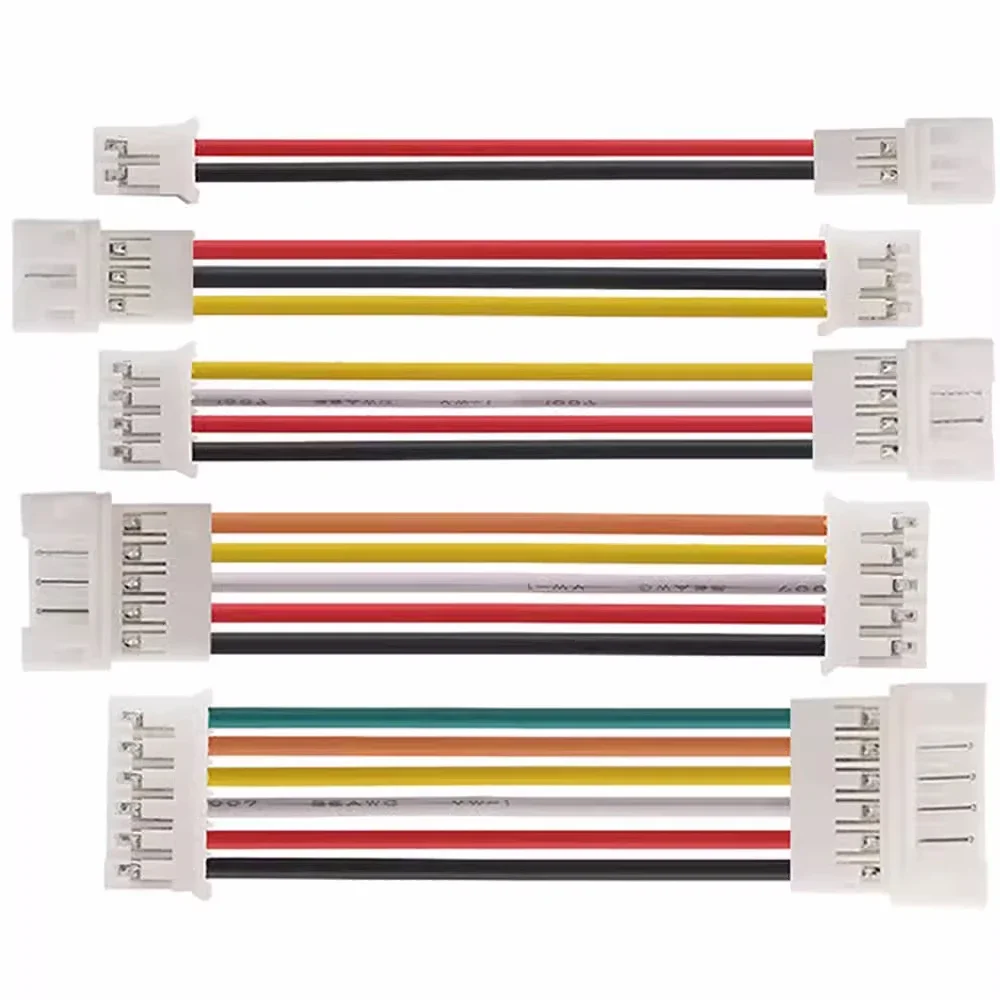 

5Pcs JST PH2.0 Extension Line 2/3/4/5/6/7/12Pin PH 2.0mm Male To Female Connector With Cable Length 20CM 26AWG