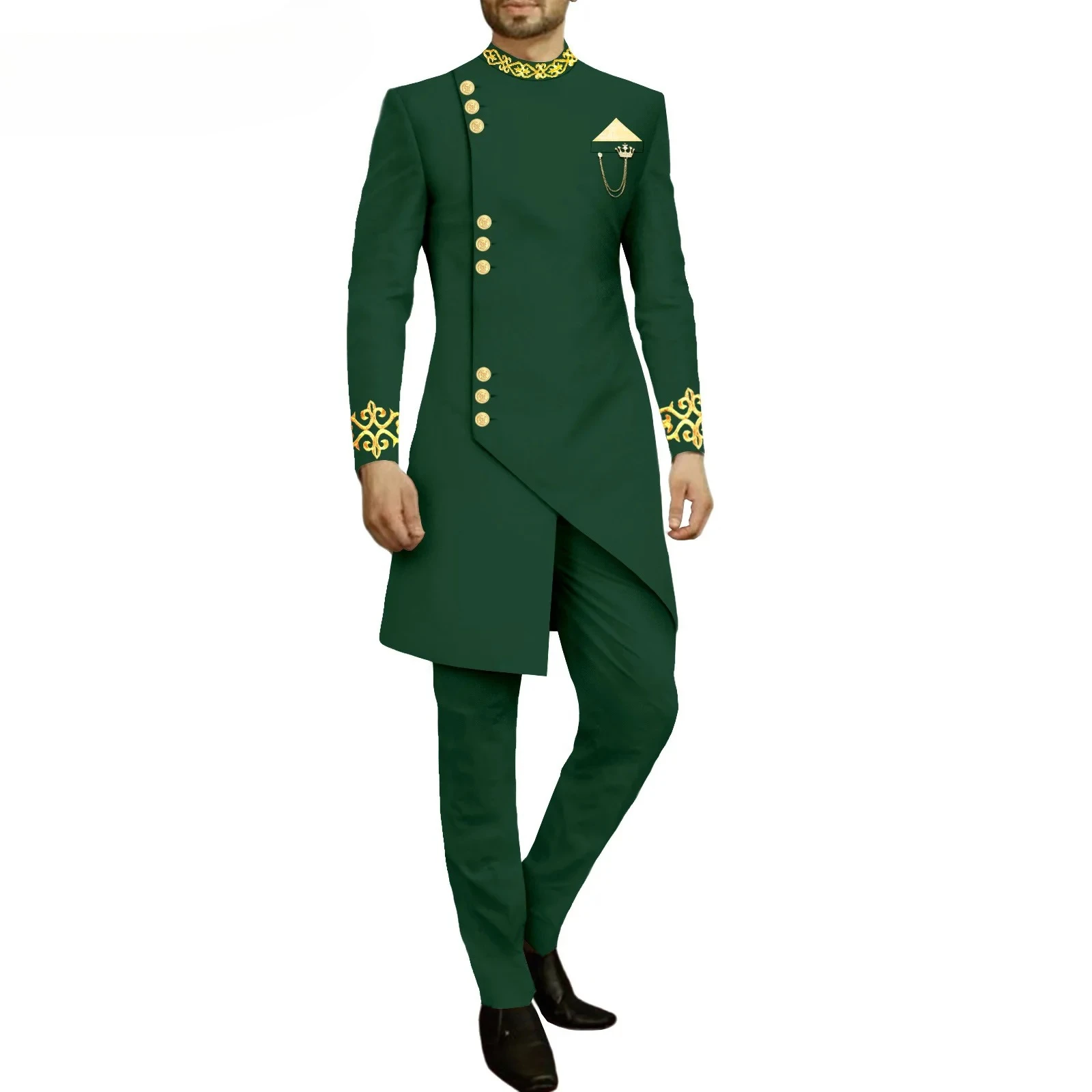 Stylish Atmosphere Casual Men\'s Suit New African Men Slim L Two-piece Set  Clothes for Men  Mens Clothes  Tracksuit Men