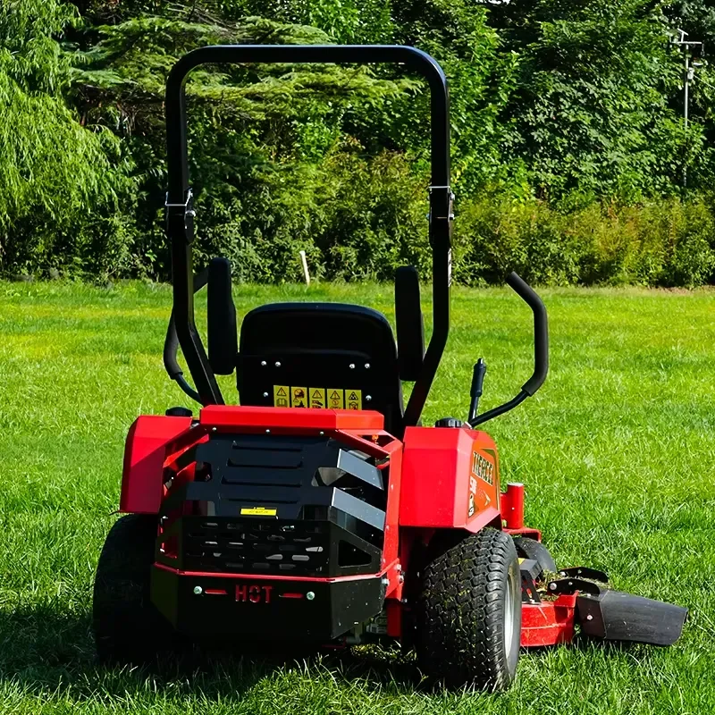 Crusher Ride on Lawn Mower Zero Turn Garden Powered 50Inch Cutting Deck Made in China Riding Lawn Mower