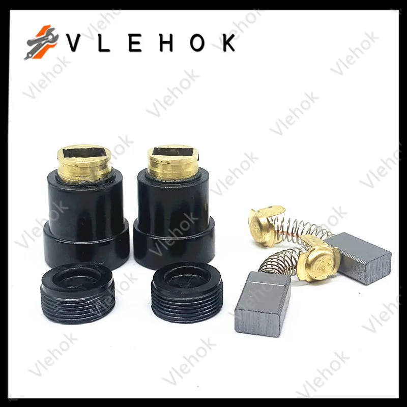 Set portaspazzole in carbone per H45MR H45MRY DH40MR DH40MRY VB13Y VB16Y H45SR DH40FR DH40SR H45FRV