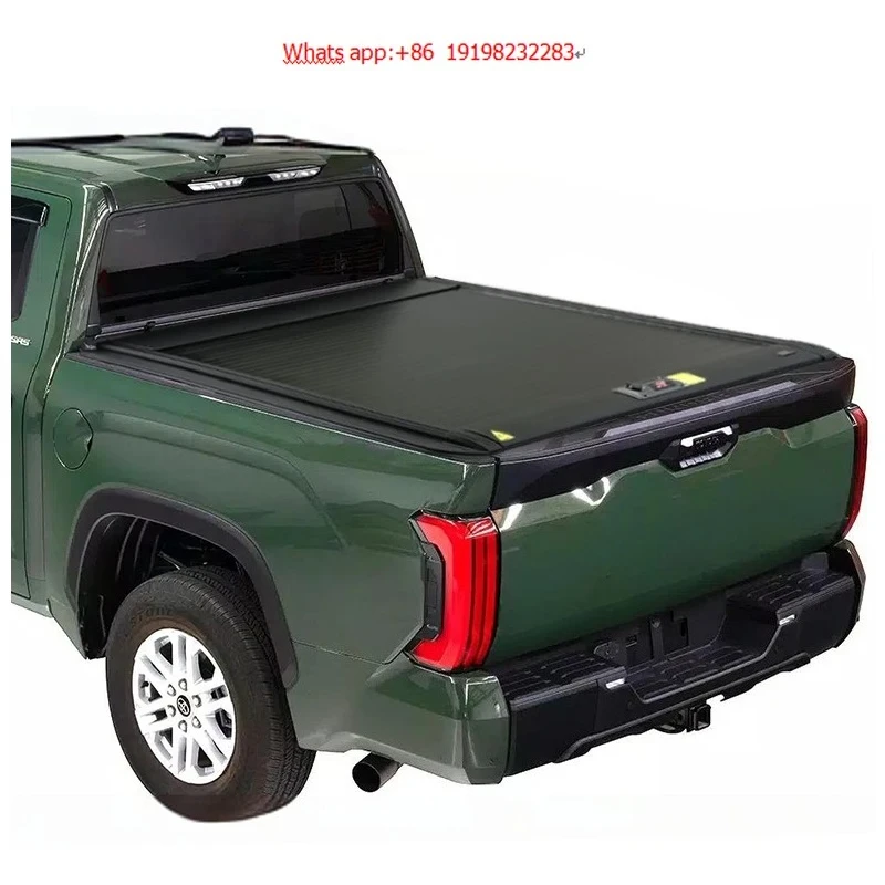 

Toyota Tundra Pickuptruck Tonneau Чехол Алюминиевая крышка Ute Кровать Tonneau Чехол Жесткий складной жалюзи Tonneau