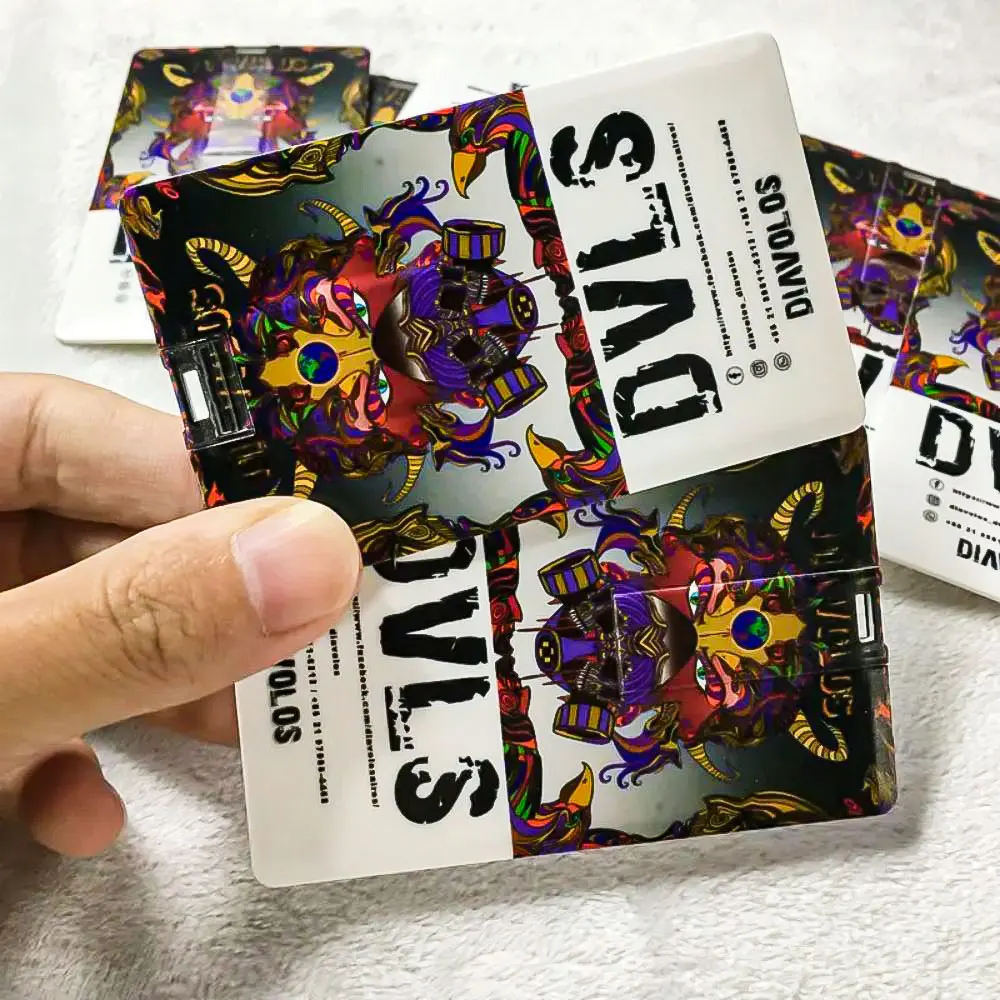 10/20/50個 ロゴ入り カスタムクレジットカード型 USBフラッシュドライブ 16GB 32GB 64GB USB2.0 ペンドライブ 4GB 8GB メモリ スティック ペン ドライブ ギフト用