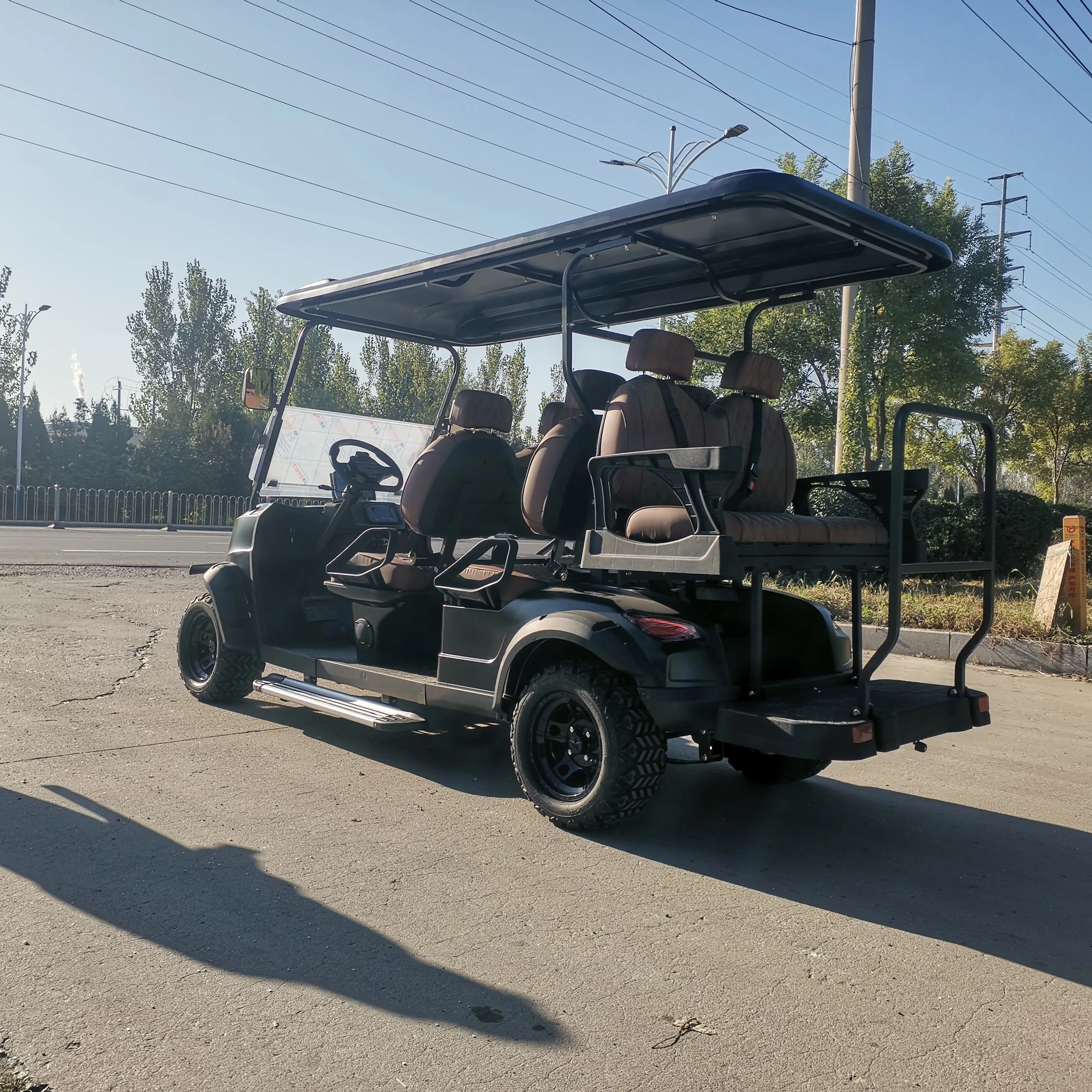 72V 4 Seater Electric Golf Cart Off Road Buggy 50km/h High Speed 90km Range Vehicle For Adults