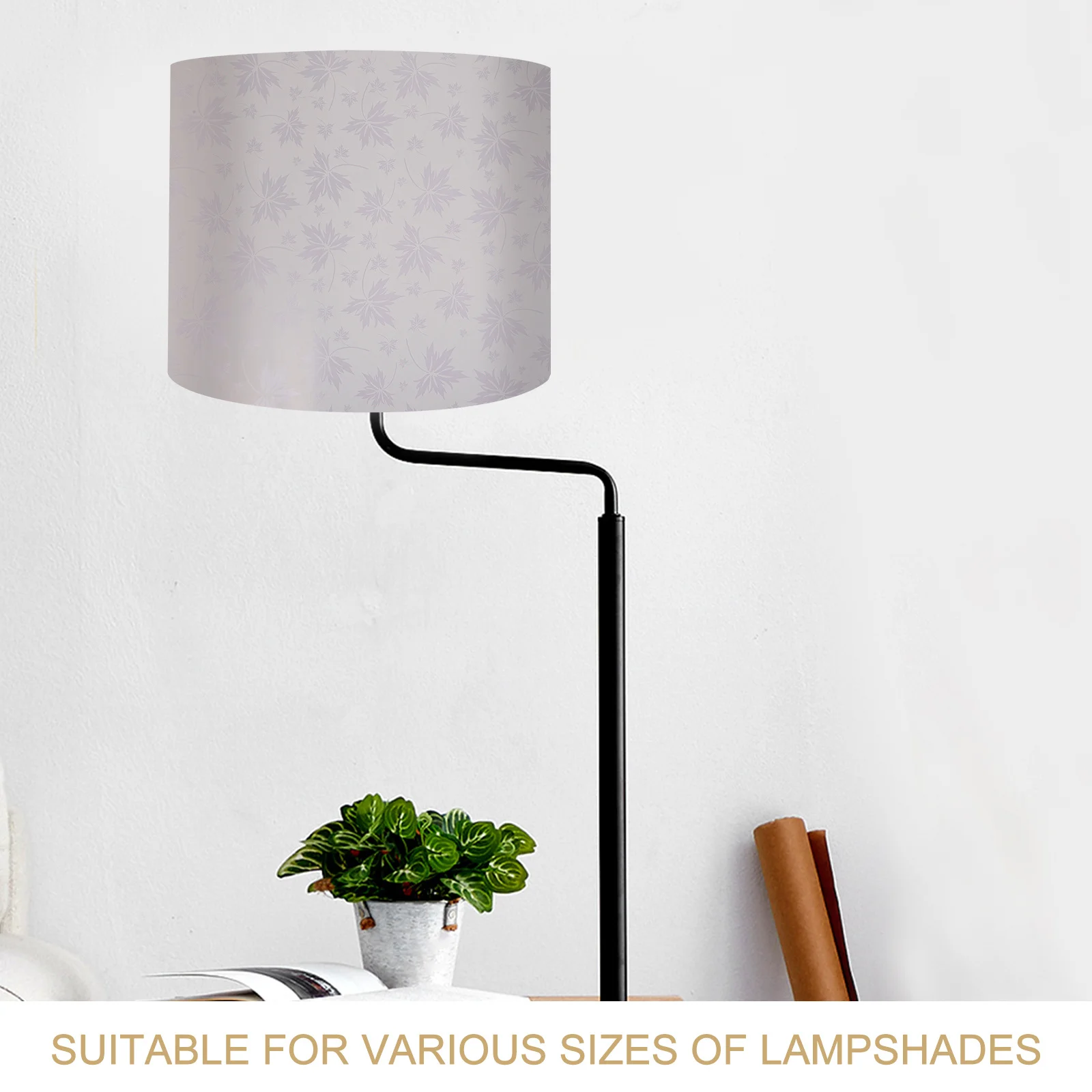 

2 Rolls PVC Lampshade Material Sheet DIY Craft Supplies Elegant Home Decor Durable Easy Installation Lampshade Making Material