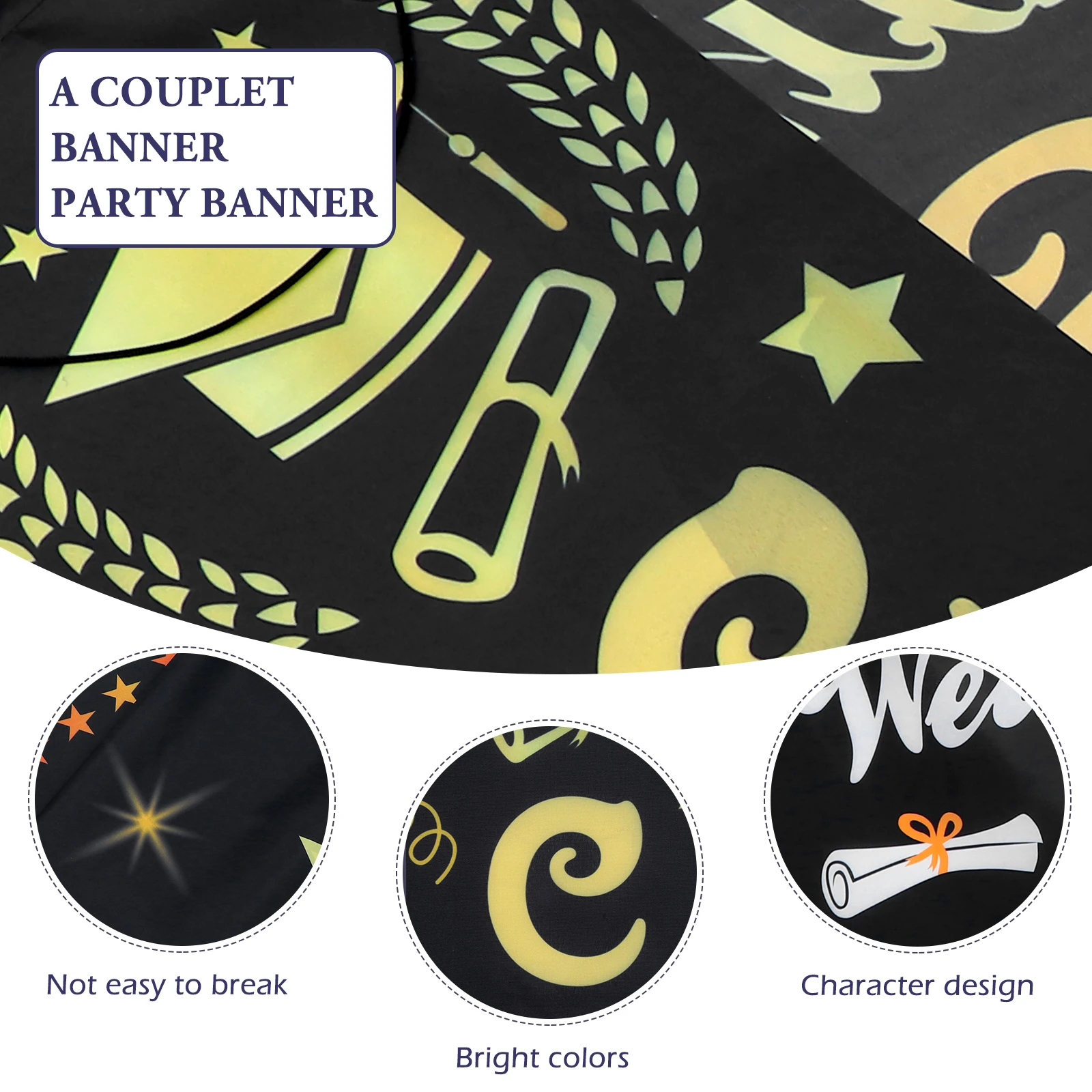 

Graduation Banner Black Door Couplet College High School Events Door Couplet For Graduation Photo Background