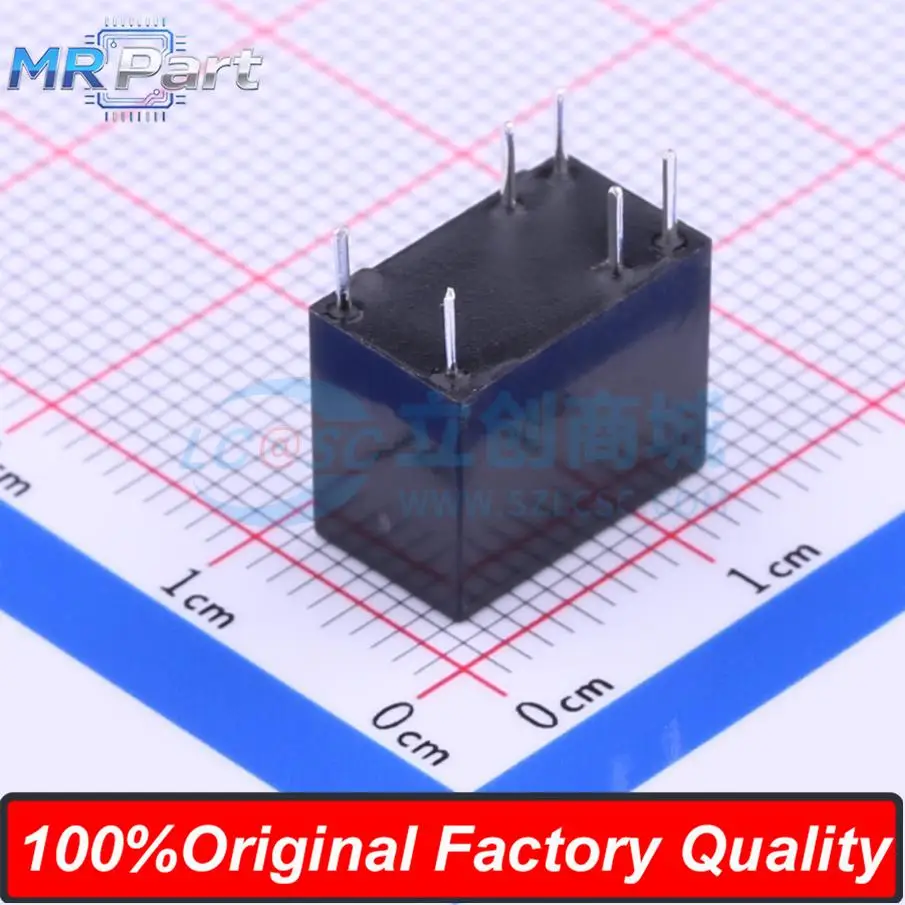 10Pieces HFD23/012-1ZS DC12V Ultra Small High Sensitive Signal Relay 12V 2A 500mA 125VAC One Set Conversion 1C SPDT DIP-6 Pin