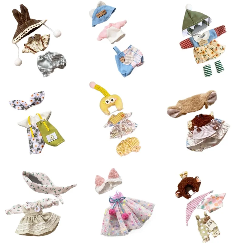 Doll's Clothes Suitable For 16-17cm 1/8 BJD DIY Dress-up Set Toys Accessories