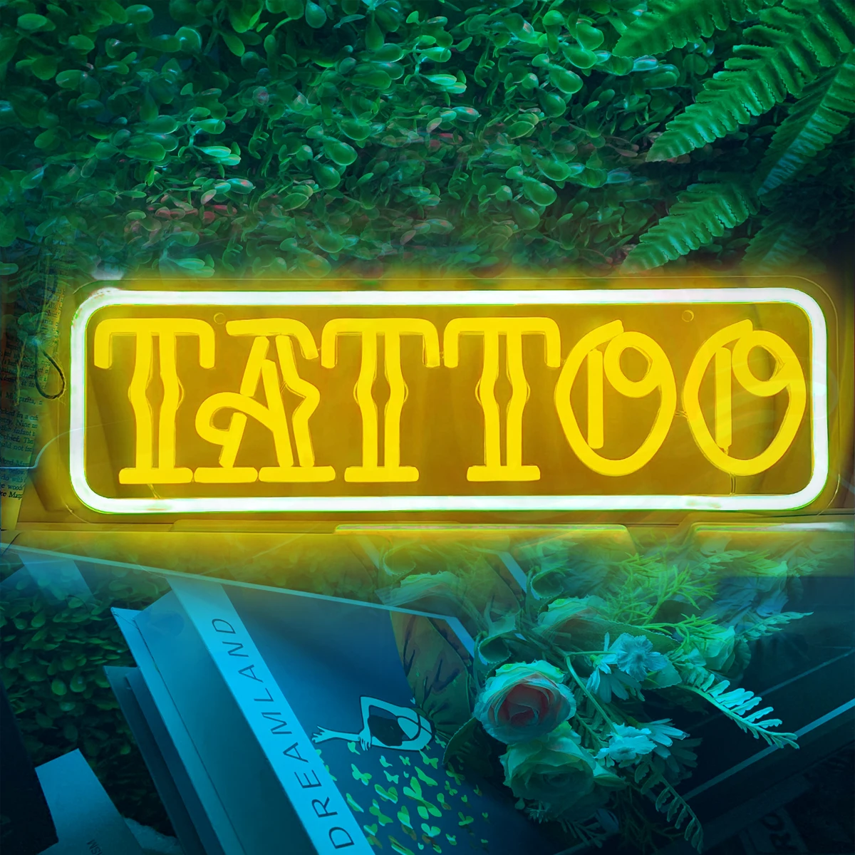 Imagem -02 - Led Neon Sign Light para Tattoo Shop Multiuso Decorativo Wall Mounted Light Loja de Tatuagem