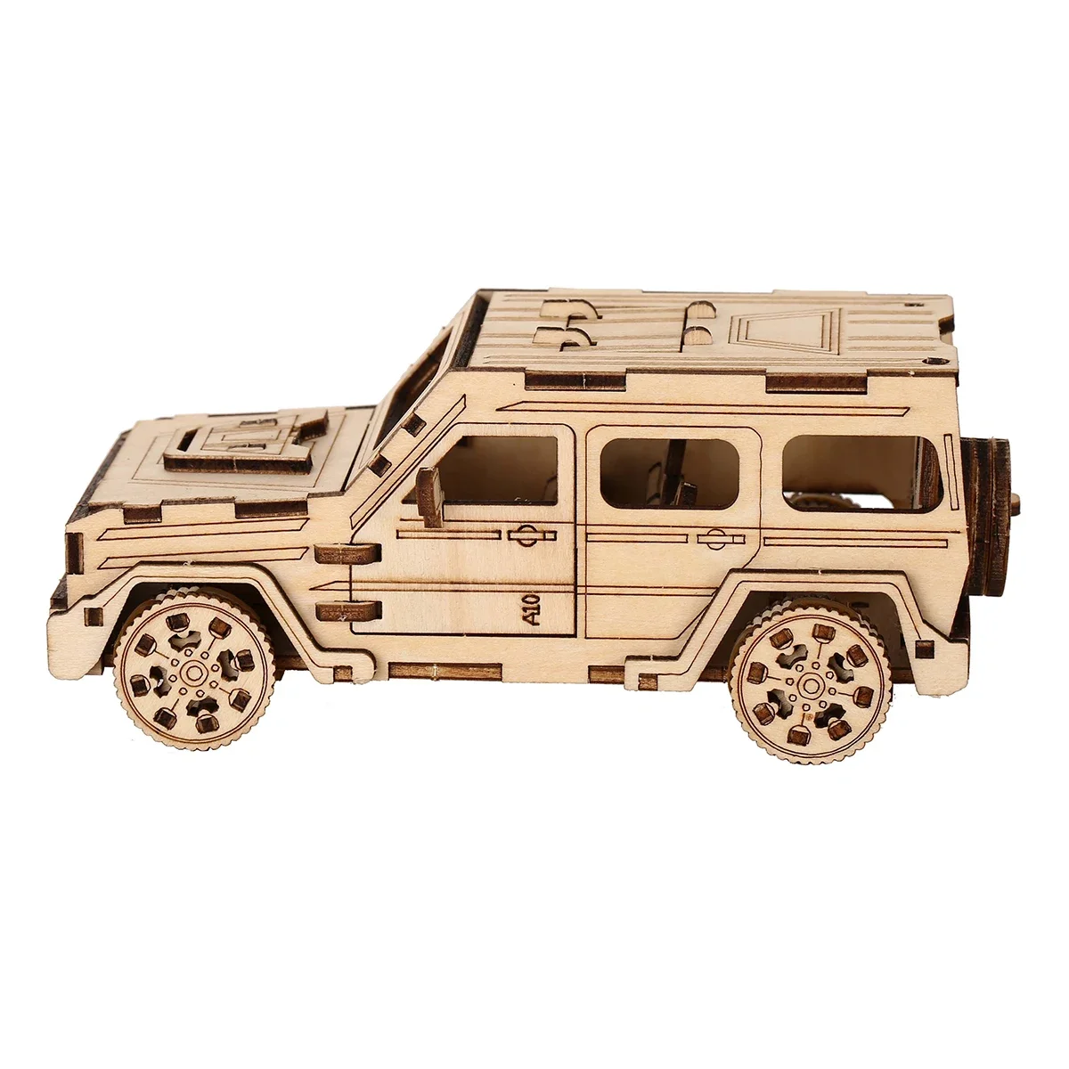 Puzzle in legno per auto SUV 3D, modello in scala, Kit modello fai da te, regalo artigianale, decorazione per la casa, Kit modello meccanico,