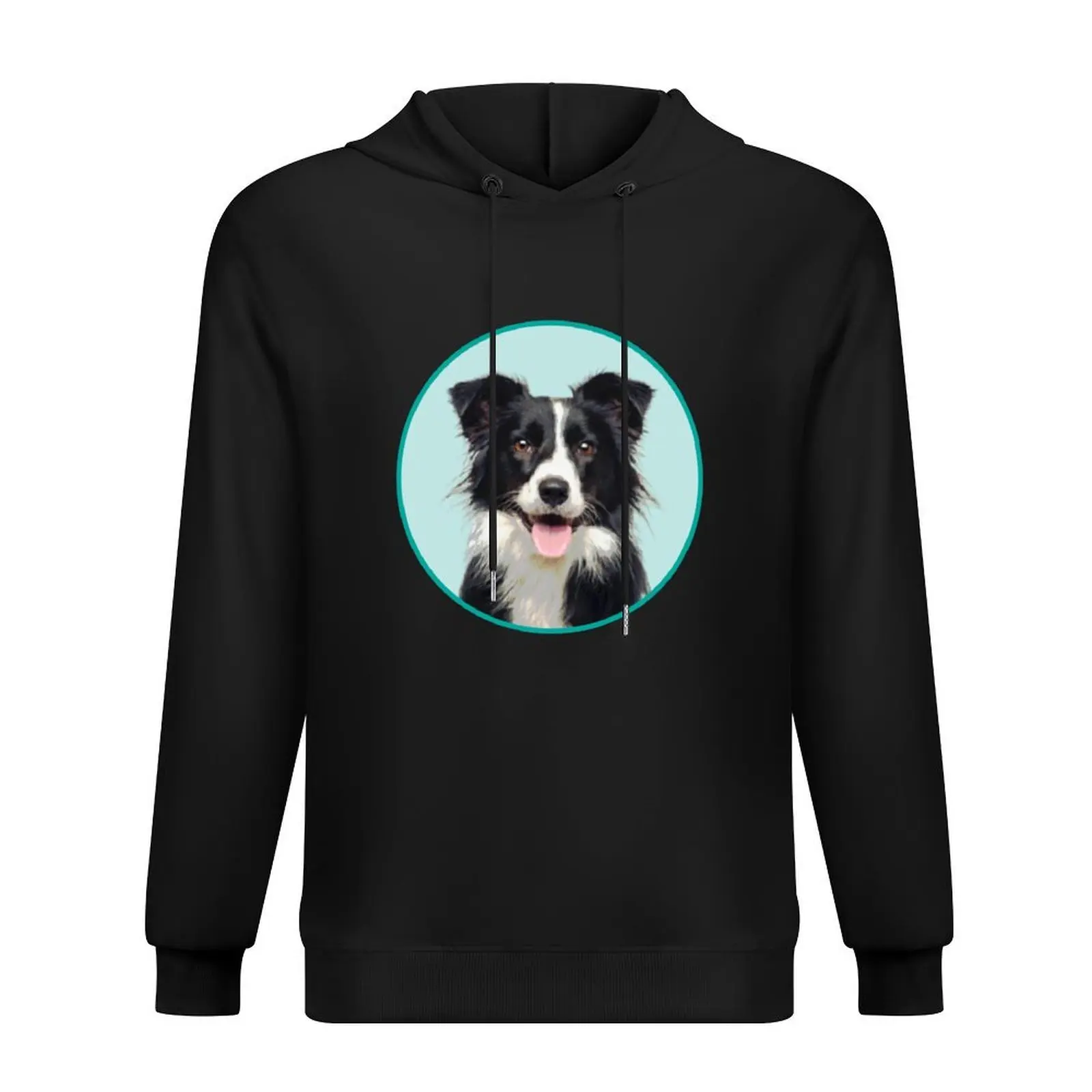 لطيف الحدود الكولي الكلب مضحك Border Collie عشاق هوديي الرجال ارتداء بلوزة الملابس الكورية نمط هوديي المعتاد