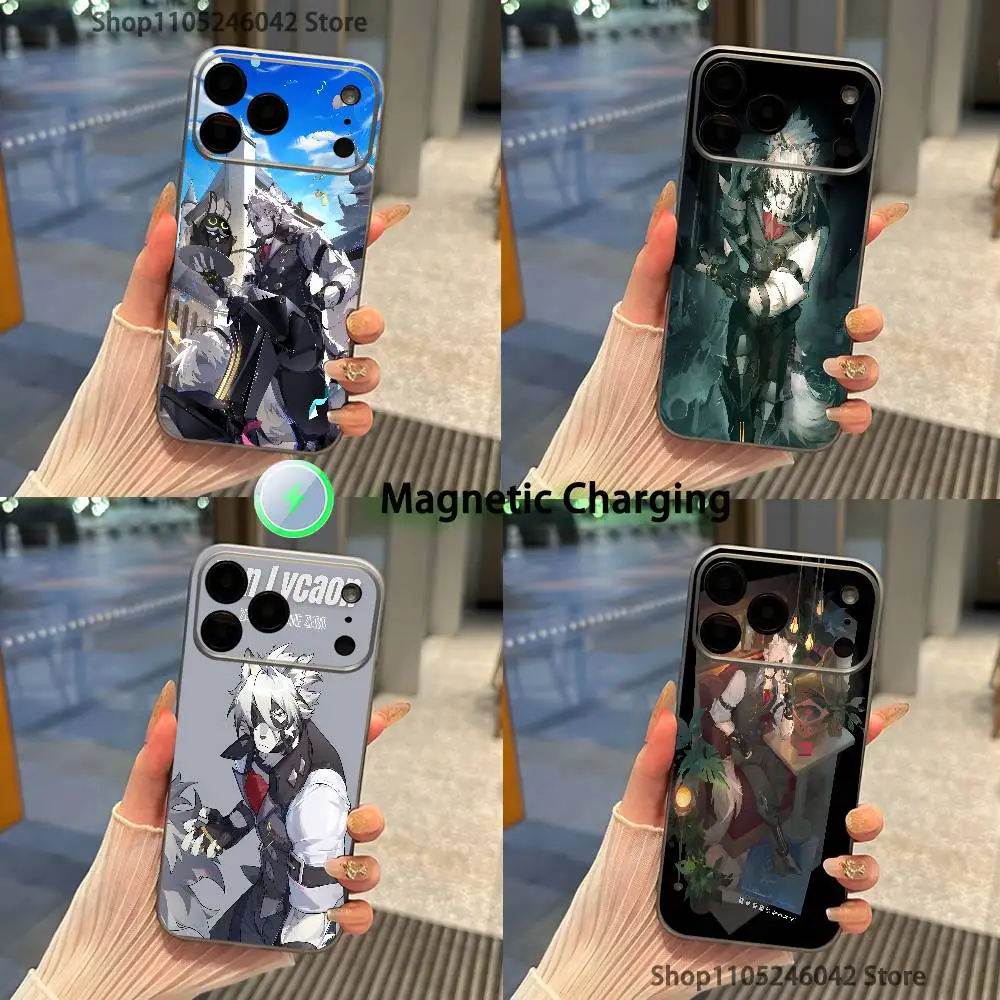 

Game V-Von L-Lycaon Shockproof Transparent gray Phone Case For iPhone 17,16,15,14,13,12,11,Pro,Max,Plus,Magnetic Charging