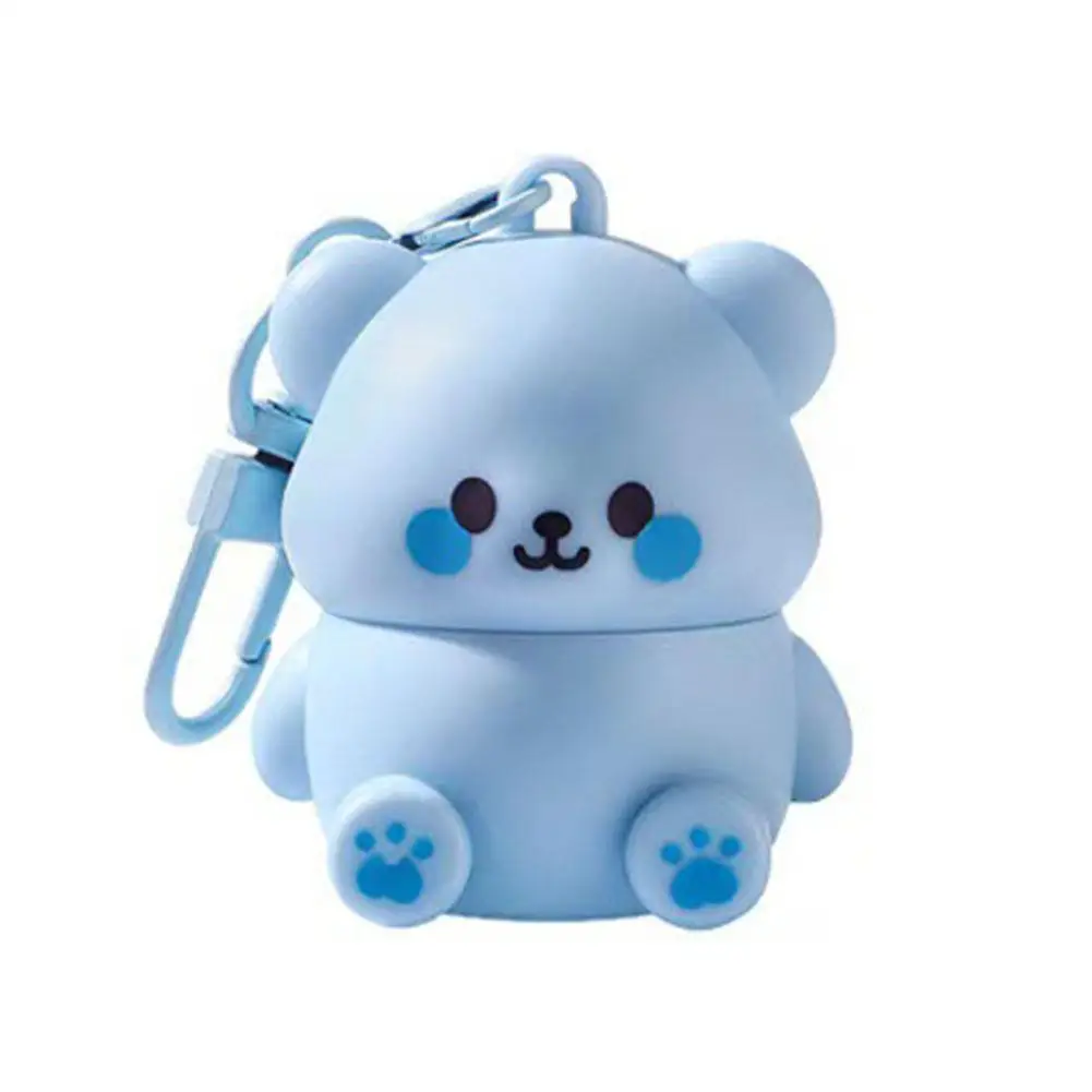 بلسم شفاه الدب الصغير للأطفال مرطب مضاد للتكسير ومضاد للتقشير بلسم شفاه للأطفال لطيف غير مزعج للعناية بالبشرة بالشفاه #5