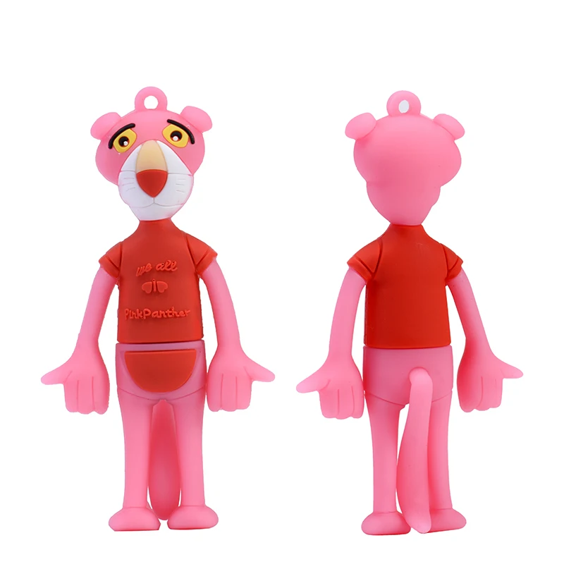 JASTER-Clé USB 2.0 en forme de léopard et humanoïde, support à mémoire de 4 Go 8 Go 16 Go 32 Go 64 Go