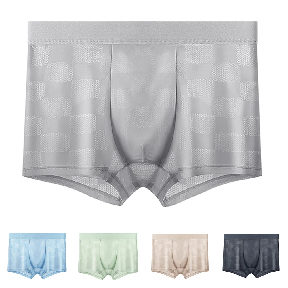 

Comfortable Trunks L-3XL Breathable Trunks Applicable Gender Male Classic Style Everyday Wear Underwear For Men