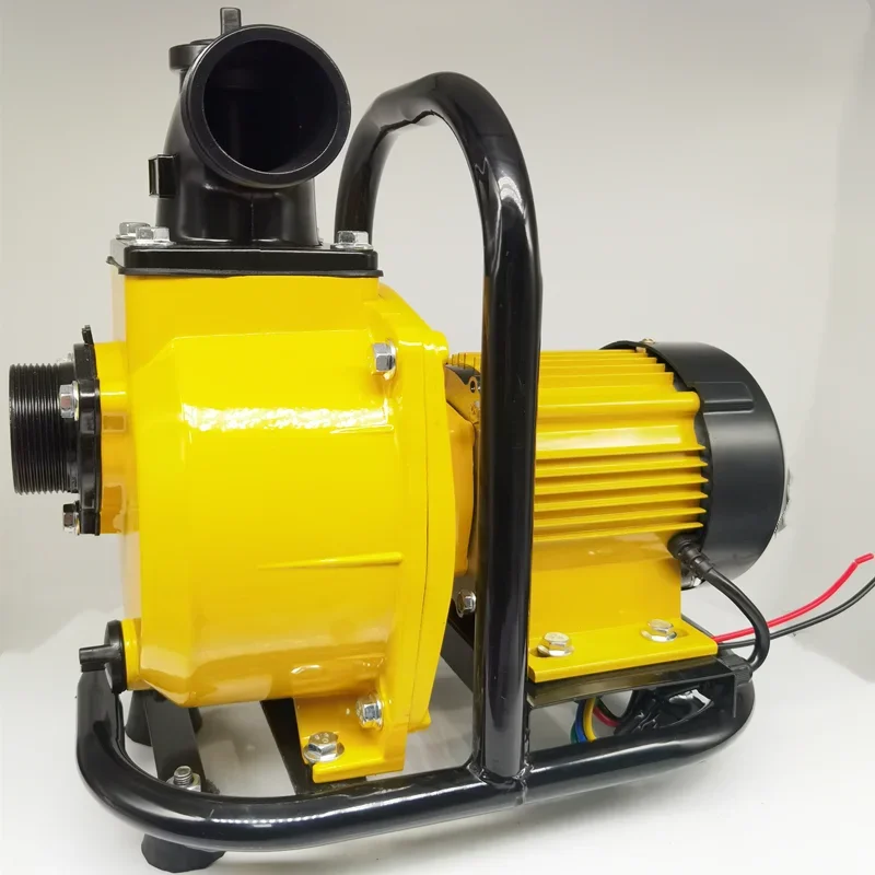 New product brushless DC 2 inch 24v 350W MPPT solar self-priming centrifugal sewage pump custom logo