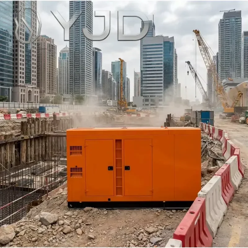 YJD Custom Power Genset 80kw 100kw 200kw 100kva 150kva 200kva 250kva Trailer Mobile Silent Diesel Generator with ATS