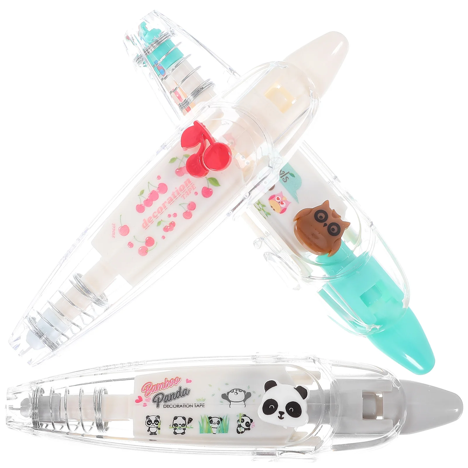 3 Stück CorrectionTape OwlCherryP aPatterns forDIY PlannersNotebooks ResistantPeeling PaperHasar Praktisches HighlightTape