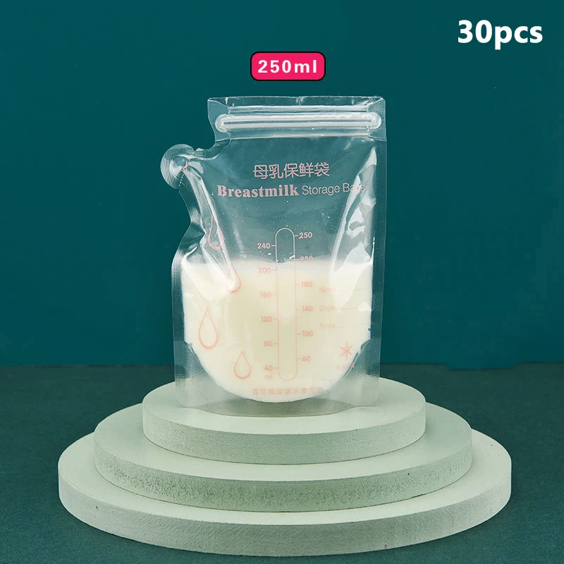 Baby Essentials - Voor de Koelkast & Borstvoeding Bewaarzakjes - 30 stuks - Borstvoeding Bewaarcontainers