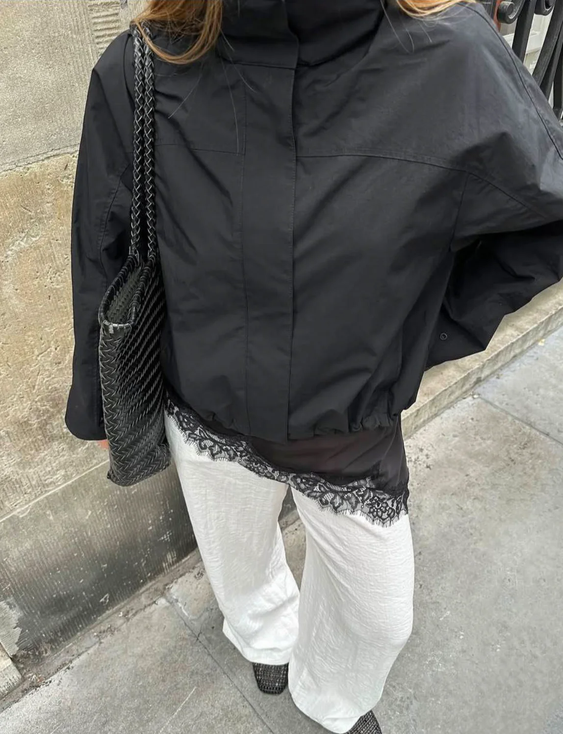 Women Lightweight Windbreaker Jacket High Neck Long Sleeve Zip Up Loose Fit Drawstring Hem Casual Outdoor Outerwear Spring Autum