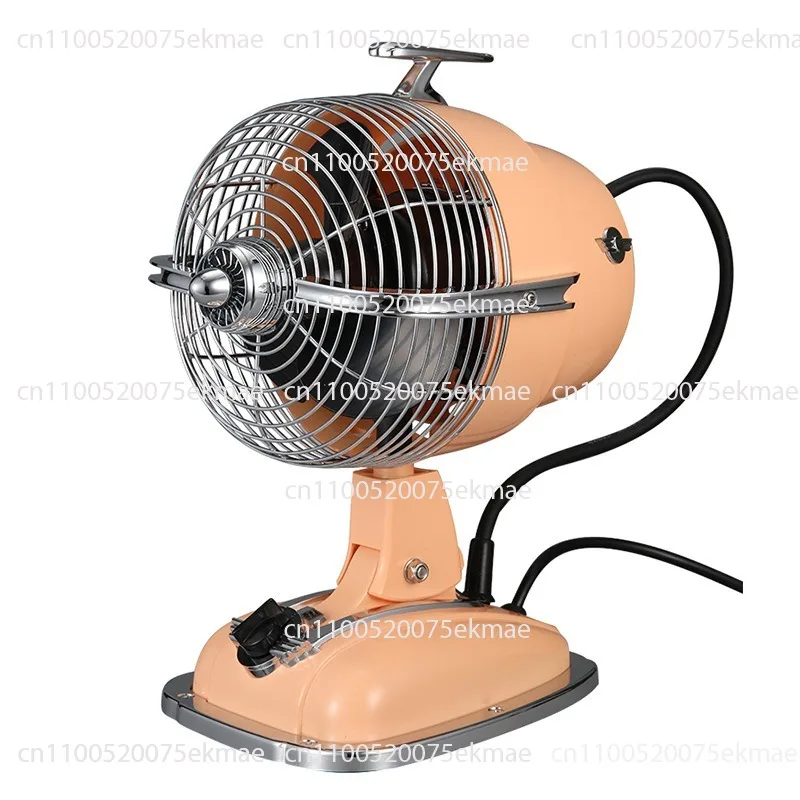 Home Silent Desktop Air Circulation Fan Airplane Head Electric Fan Shaking Head Nostalgic Table Fan