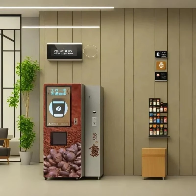 

Smart Coffee Vending Machine Customized Fully Automatic Cloud Management Business Office Café High Efficiency Best Buy