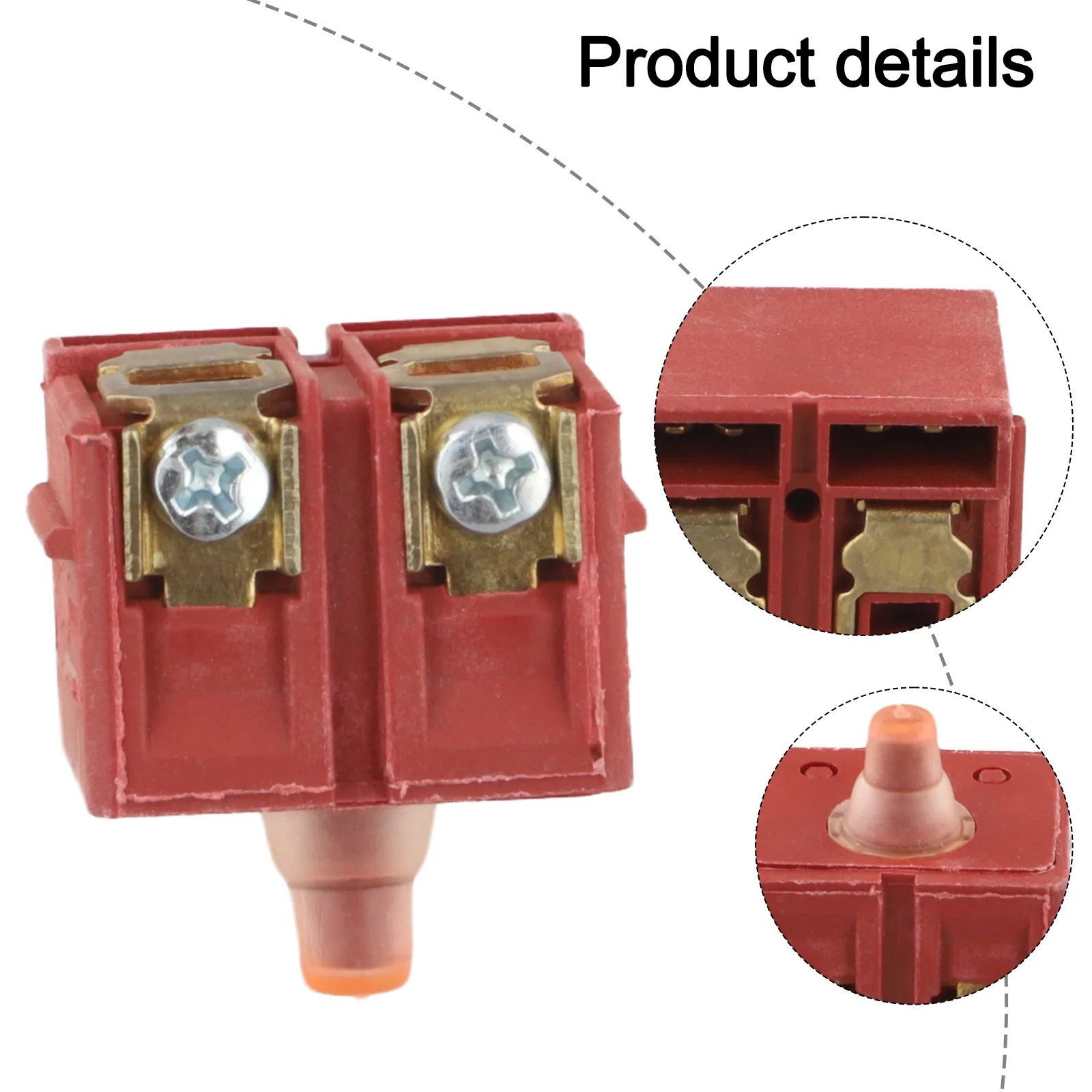 For DGA452 Angle Grinder Switch Part Replacement 1pc 650579-7 Accessories Brushless Compact Fits XAG03Z 18V LXT