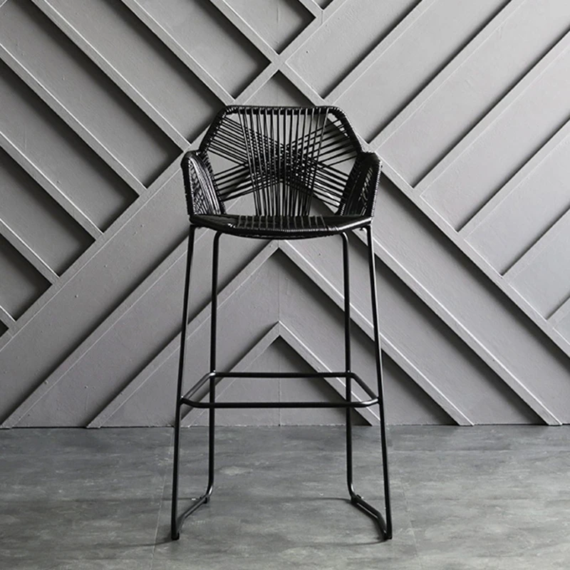 تصميم كراسي للبار فاخرة طويلة مع ظهر لمطعم الألعاب وكراسي بار حديثة وأثاث منزلي من الألومنيوم Sillas Para Comedor