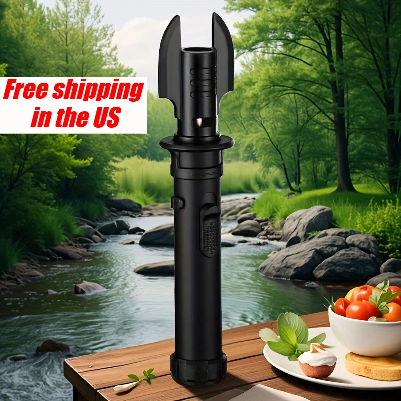 Camping Cooking Candle - Windproof Torch Lighter | Refillable Butane