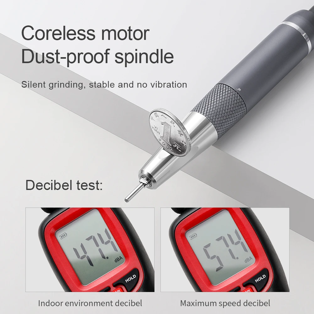 Professional Portable Power Storage Electric Nail Drill New Hollow Cup Nail Unloading Made Durable Plastic for Nail Shops