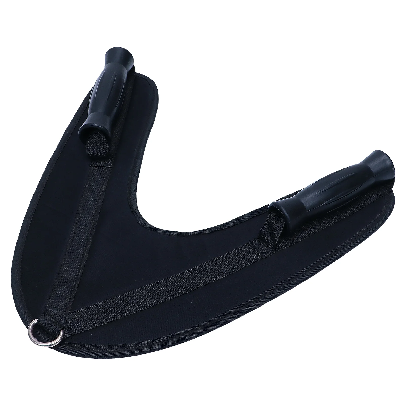 

1pc Ab Crunch Harness Abdominal Strap V-Shape Cable Machine Attachment Durable Pvc Nylon Home Gym Workout Fitness Equipment