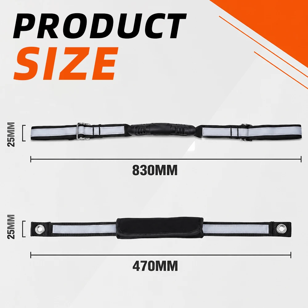 Motorcycles Rescue Strap Universal For KTM Honda Front Rear Pull Rope Nylon With Reflective Recovery Belt Set Electric Dirt Bike