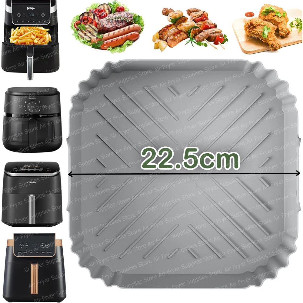 Силиконовые вкладыши для аэрофритюрницы для Ninja AF180 6,2 л AF181 AF140 AF141, многоразовая антипригарная корзина для выпечки для Philips Series 2000 NA230