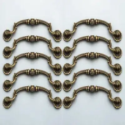 

10pcs Drawer Handle Knob Cabinet Pull Door Pulls Handles Dresser Closet High Quality Smooth Finish Rust Proof Classic Style